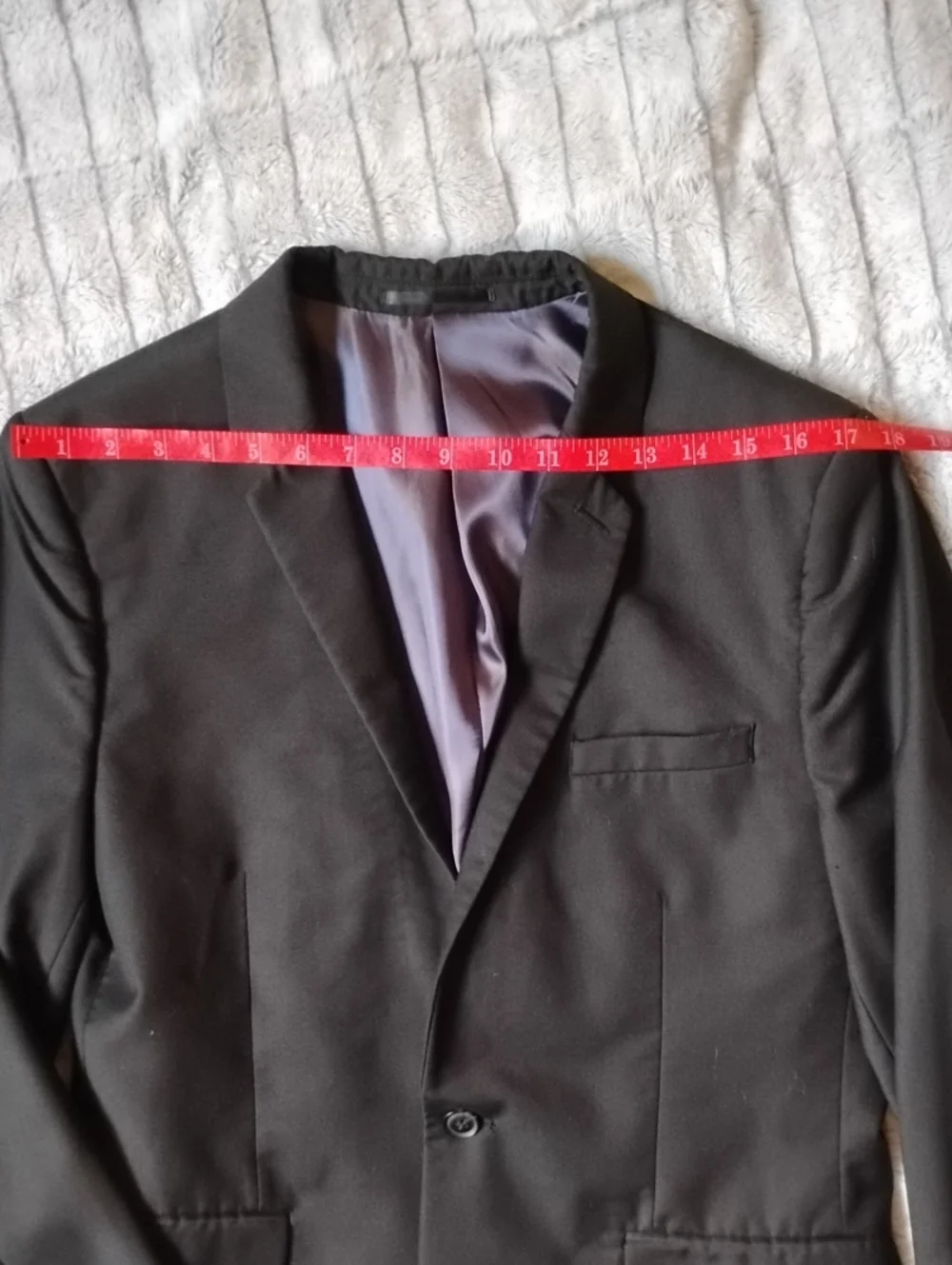 Topman Asos Black Classic Single-Breasted Blazer 40R